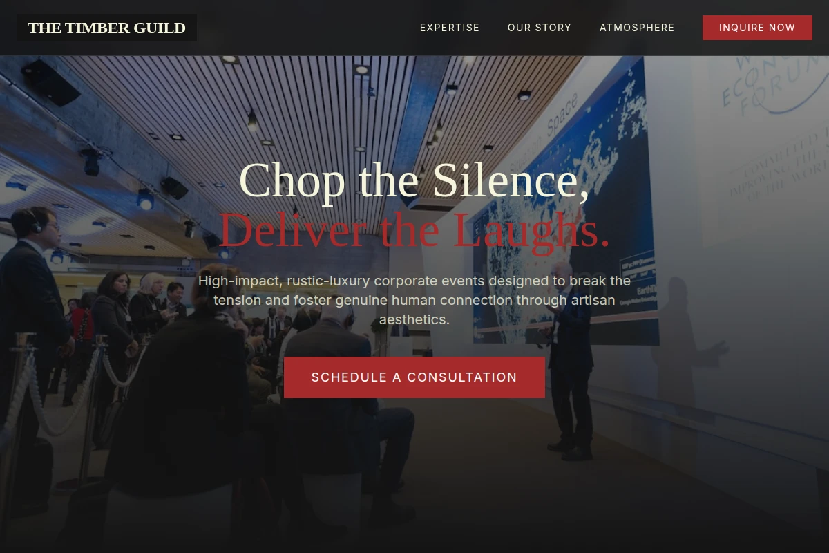 Hardwood Corporate Event
