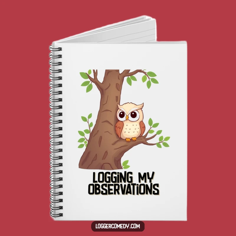 Funny Shy Owl Notebook: Cute Journal for Ideas, Hilarious Stationery, Perfect Funny Gift
